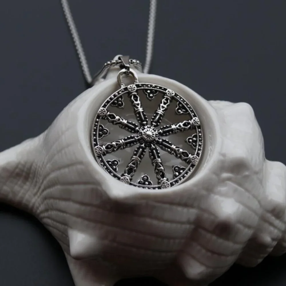 ❤️Punk stainless steel rudder choker pendant necklace for women/men,N902…